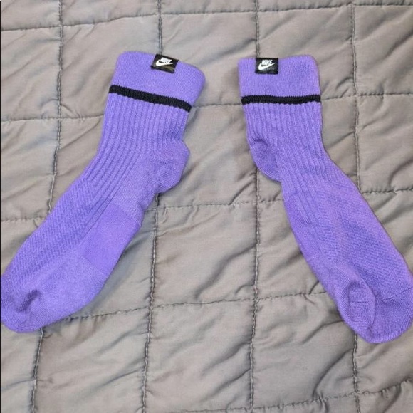 Nike Other - Nike SNKR Purple Ankle Socks